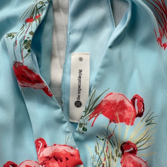 IMPECCABLE PIG romper, size XS, color BLUE - Picture 2 of 3